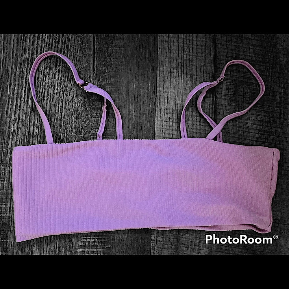 PacSun L.A. Hearts Bandeau Style Bikini Top